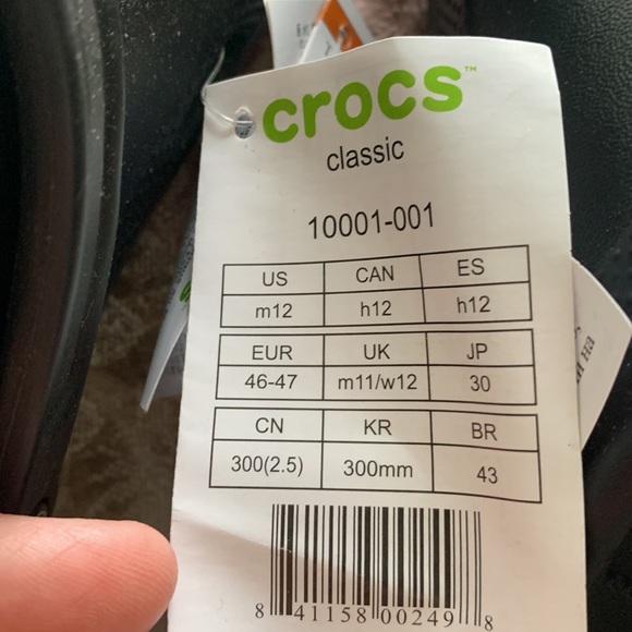 Men’s classic Crocs, size 12, new, never worn - Picture 3 of 6